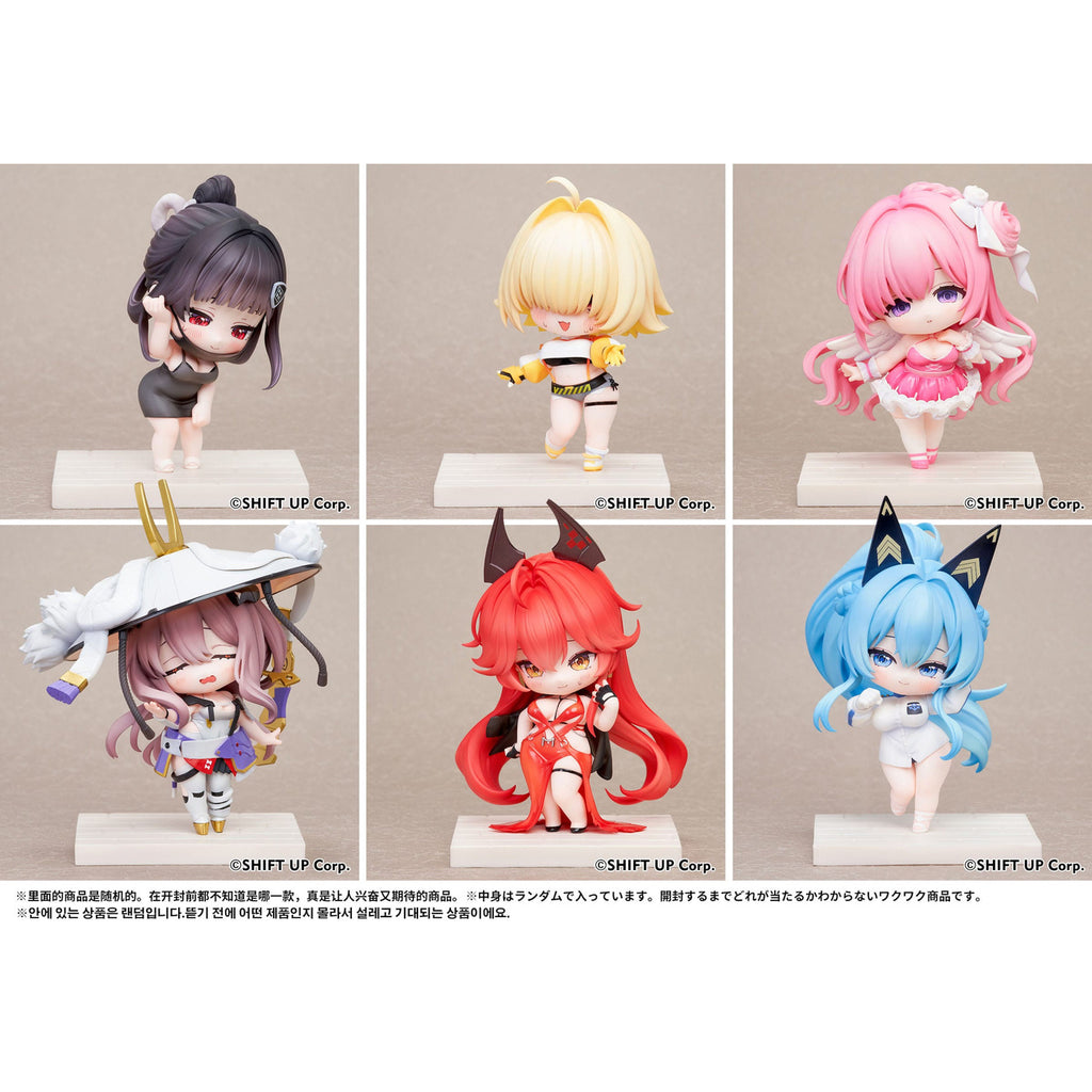 Imagen del producto Goddess of Victory: Nikke SAC Series Mini Figuras Pack de 6 Chibi Vol. 2 10 cm
