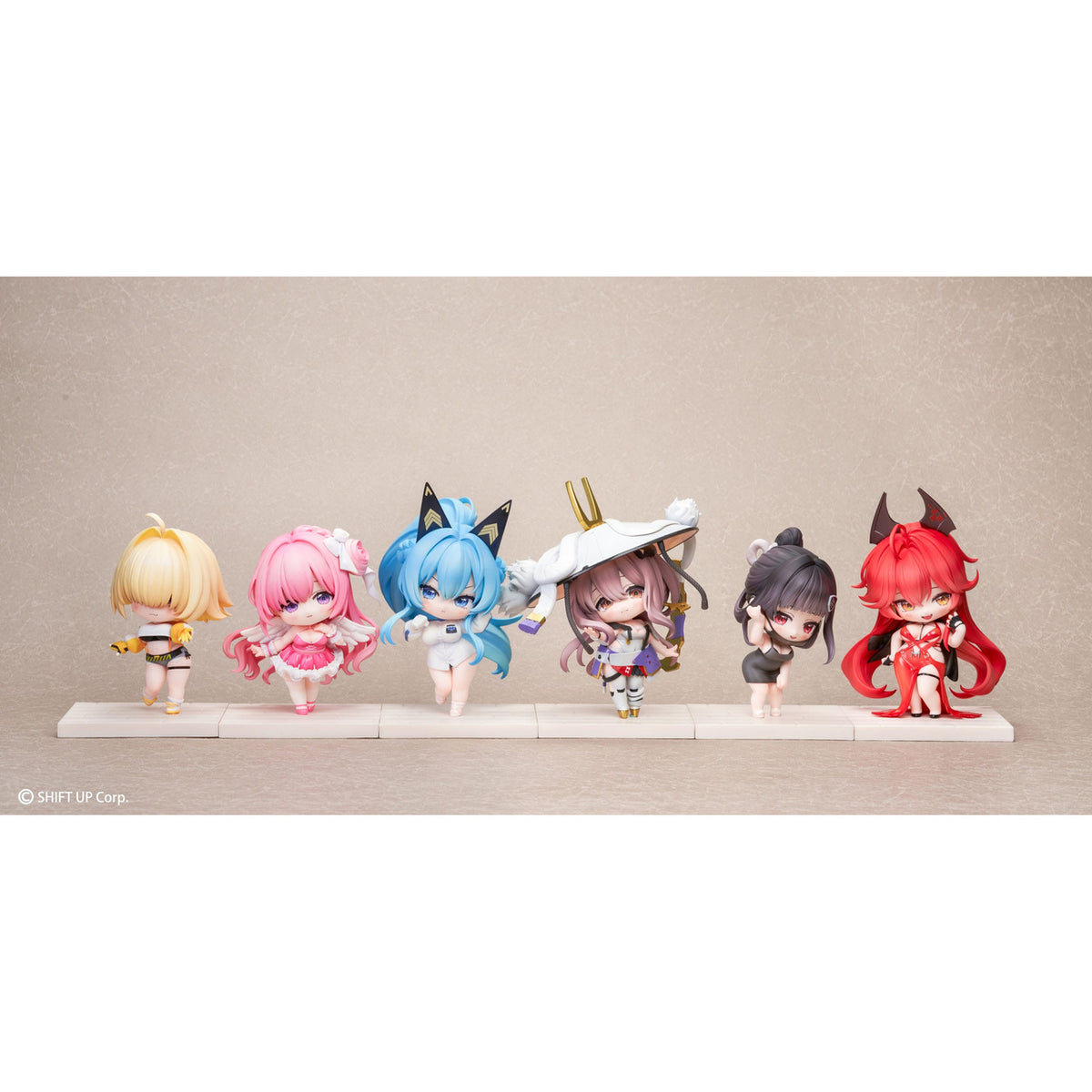 Imagen del producto Goddess of Victory: Nikke SAC Series Mini Figuras Pack de 6 Chibi Vol. 2 10 cm
