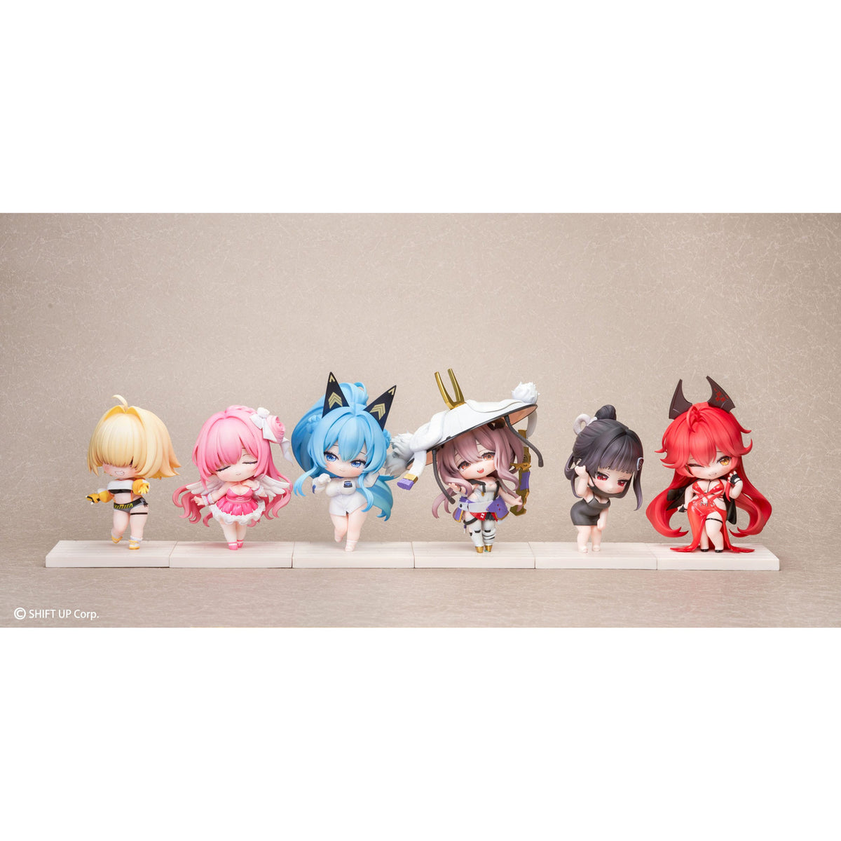 Imagen del producto Goddess of Victory: Nikke SAC Series Mini Figuras Pack de 6 Chibi Vol. 2 10 cm
