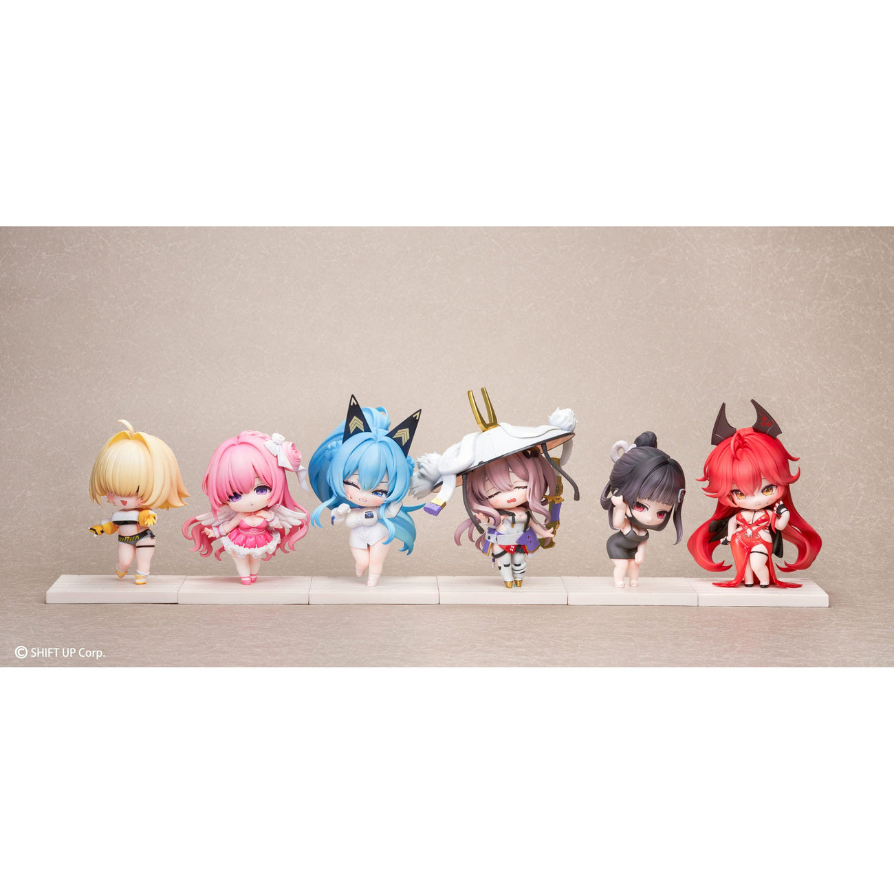 Imagen del producto Goddess of Victory: Nikke SAC Series Mini Figuras Pack de 6 Chibi Vol. 2 10 cm