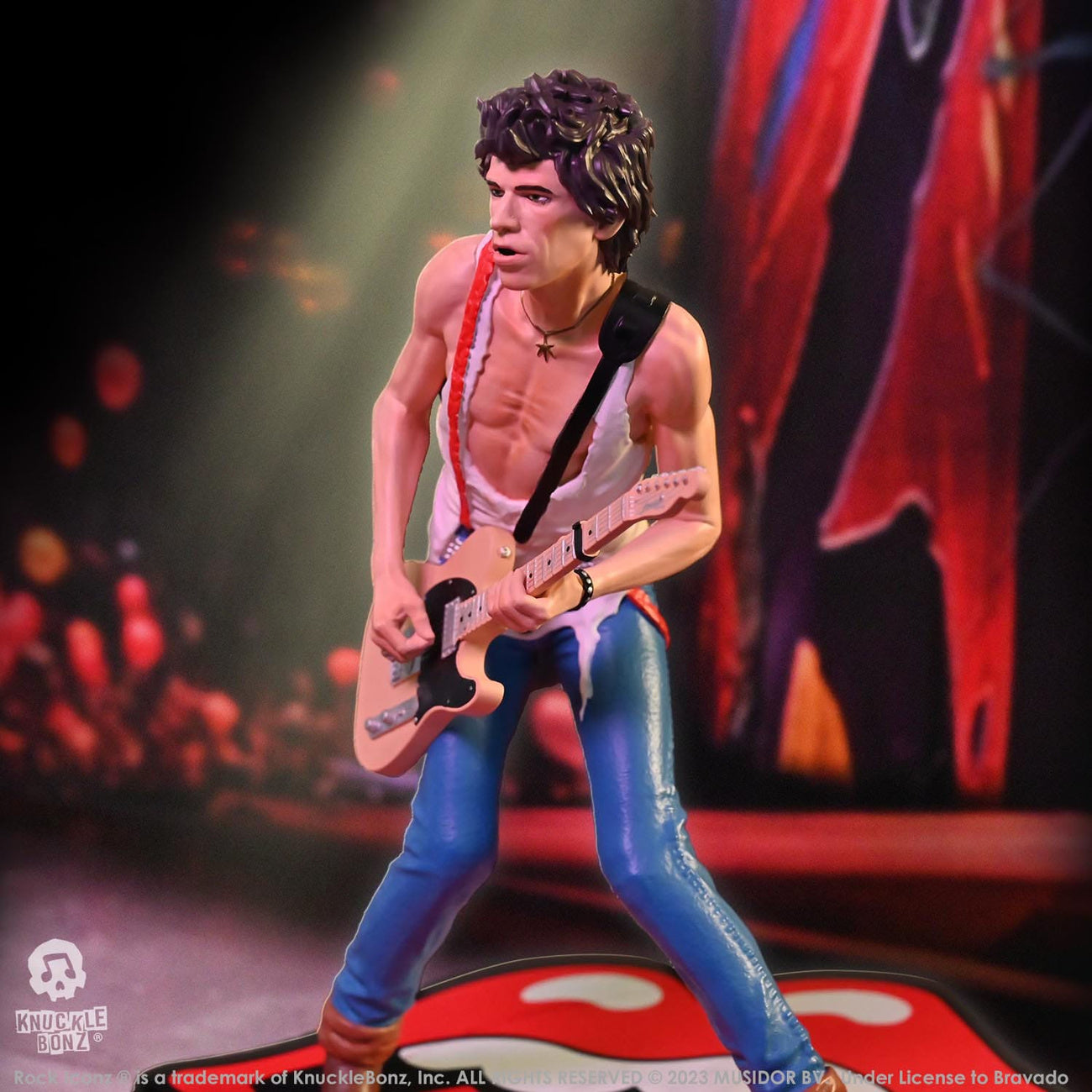Product image The Rolling Stones Rock Iconz Statue Keith Richards (Tattoo You Tour 1981) 22 cm