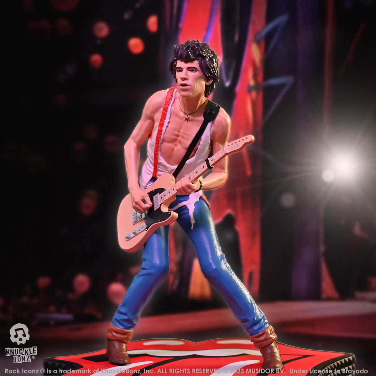 Product image The Rolling Stones Rock Iconz Statue Keith Richards (Tattoo You Tour 1981) 22 cm