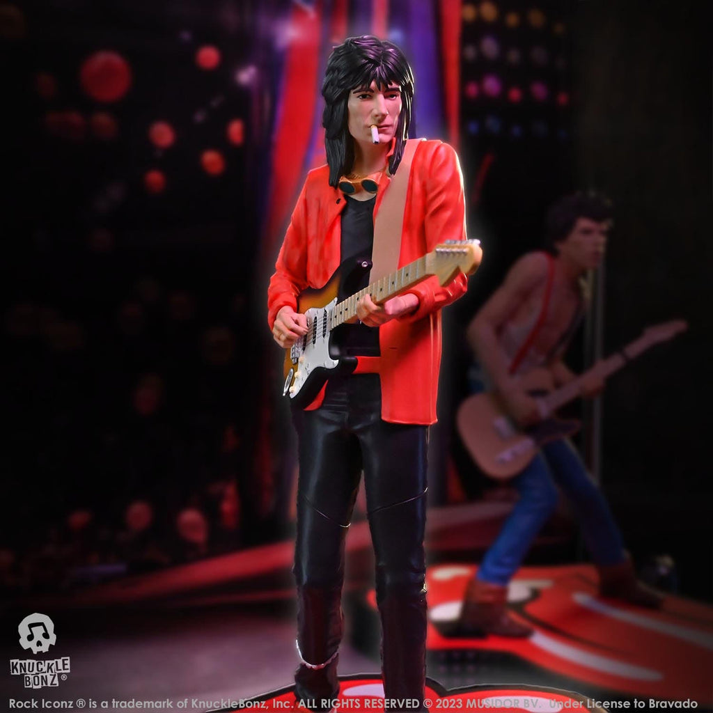 Imagen del producto The Rolling Stones Rock Iconz Estatua Ronnie Wood (Tattoo You Tour 1981) 22 cm