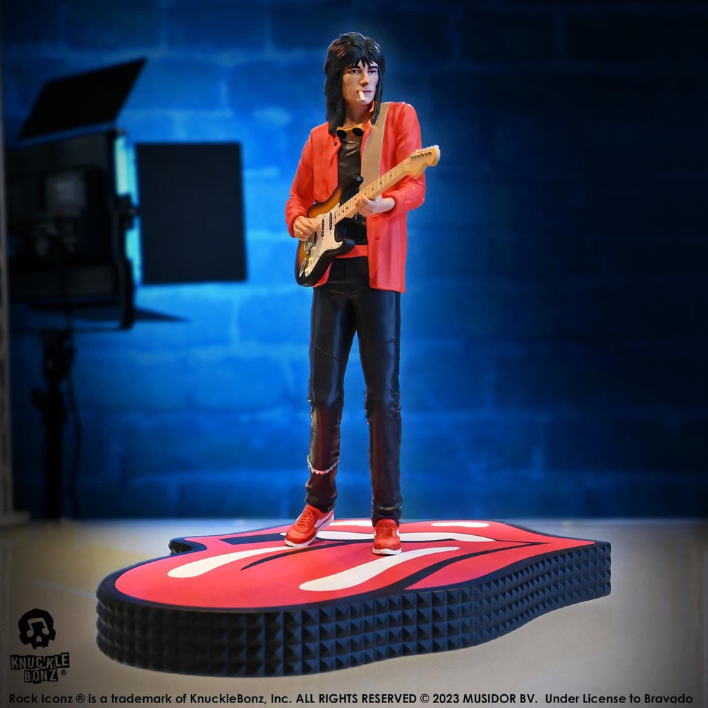 Imagen del producto The Rolling Stones Rock Iconz Estatua Ronnie Wood (Tattoo You Tour 1981) 22 cm