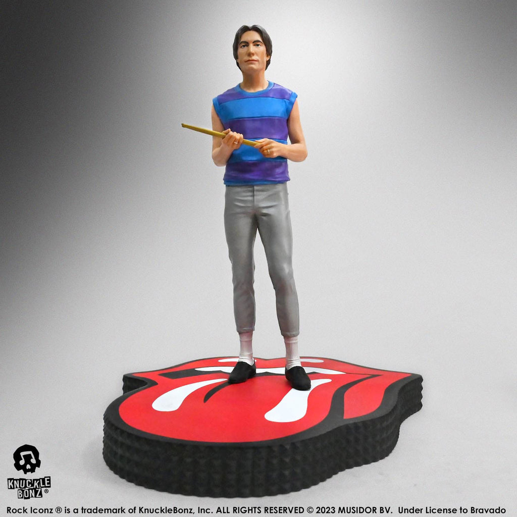 Imagen del producto The Rolling Stones Rock Iconz Estatua Charlie Watts (Tattoo You Tour 1981) 22 cm