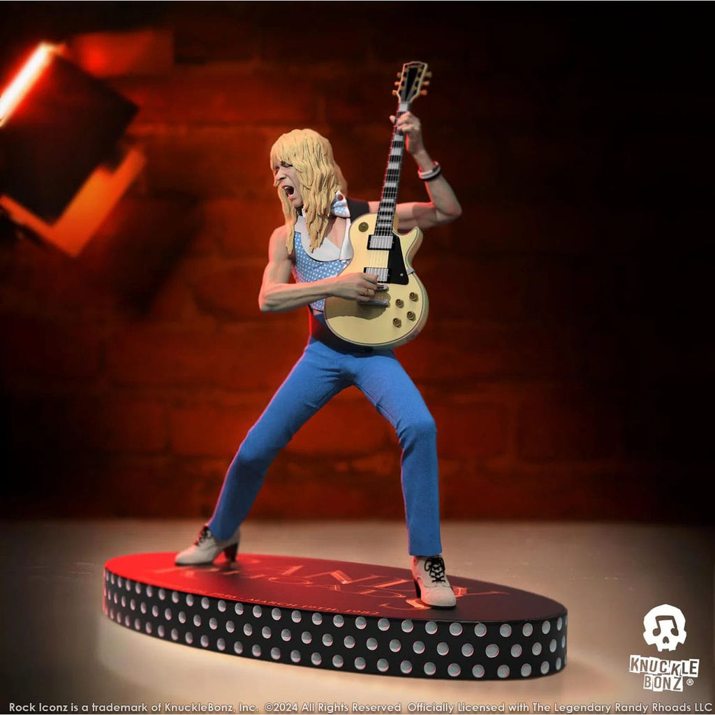 Product image Randy Rhoads IV Rock Iconz Statue The Early Years Blue Version 24 cm