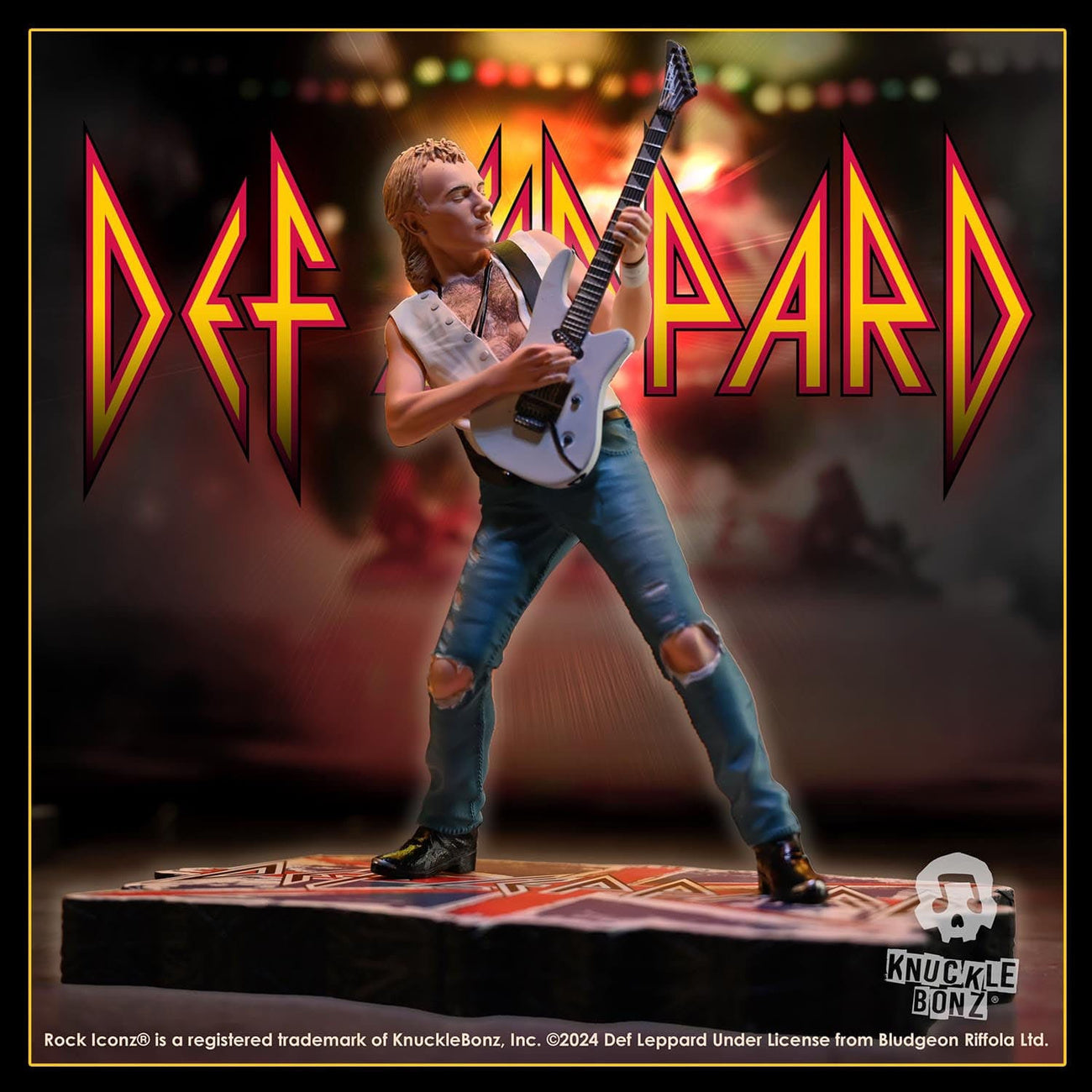 Product image Def Leppard Rock Iconz Statue Phil Collen 24 cm