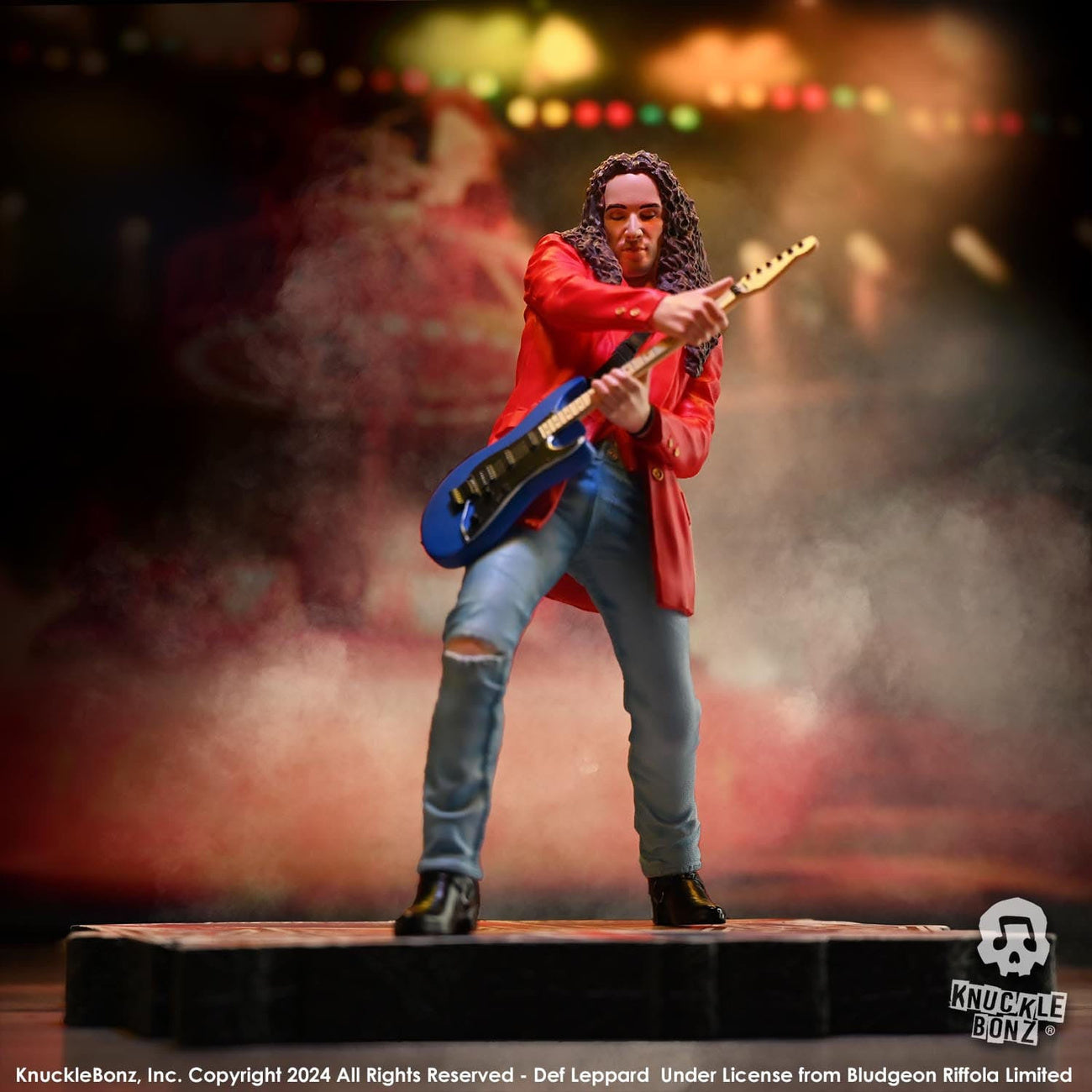 Imagen del producto Def Leppard Estatua Rock Iconz Vivian Campbell 24 cm