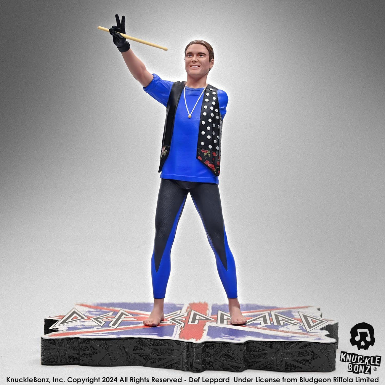 Imagen del producto Def Leppard Estatua Rock Iconz Rick Allen 24 cm