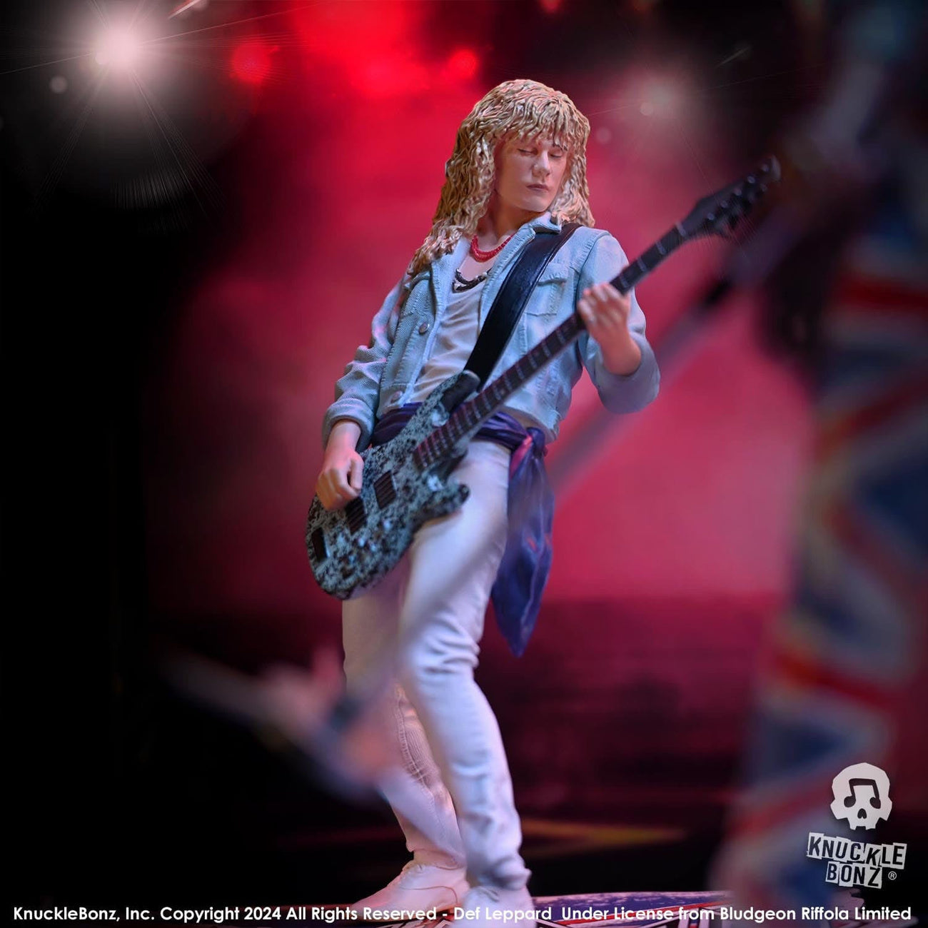 Imagen del producto Def Leppard Rock Iconz Estatua Rick Savage 24 cm