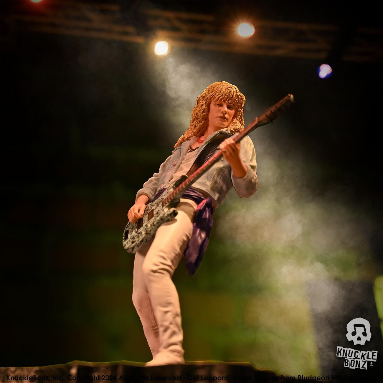 Imagen del producto Def Leppard Rock Iconz Estatua Rick Savage 24 cm