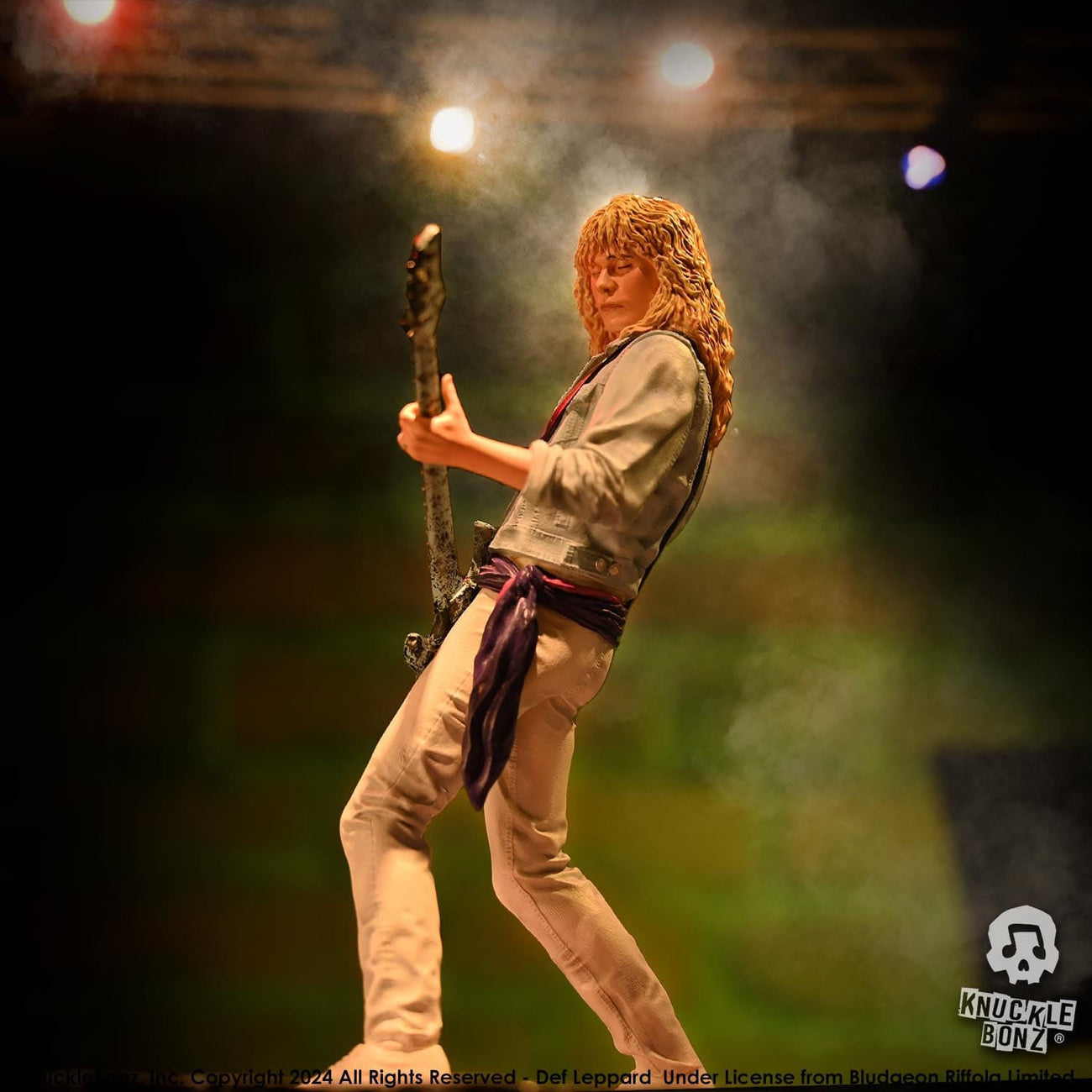 Imagen del producto Def Leppard Rock Iconz Estatua Rick Savage 24 cm