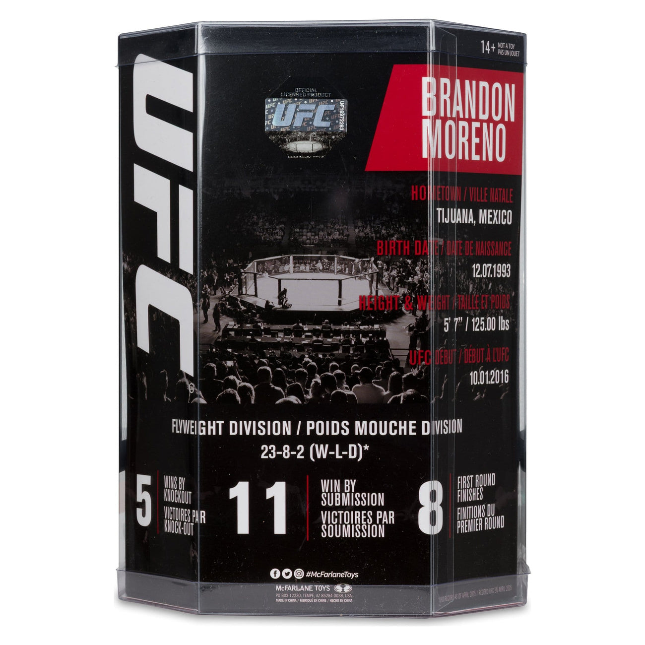 Imagen del producto UFC Estatua PVC en pose Brandon Moreno 16 cm