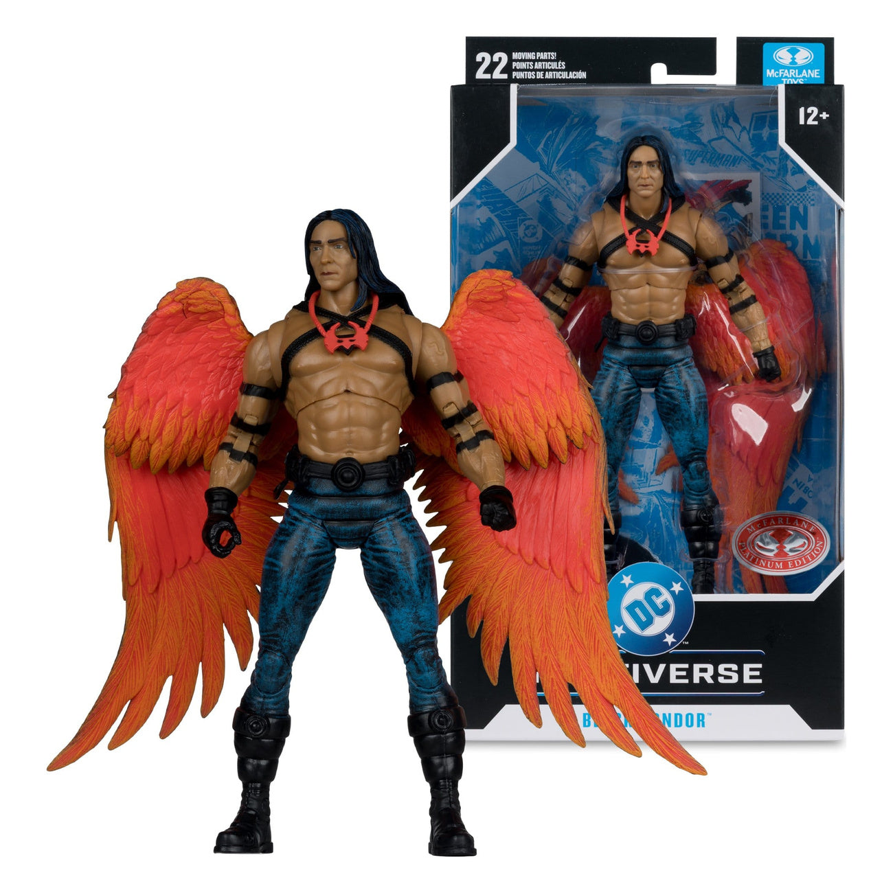 Imagen del producto Figura de acción DC Multiverse Black Condor (DC Classic) (Red Platinum Edition) 27 cm
