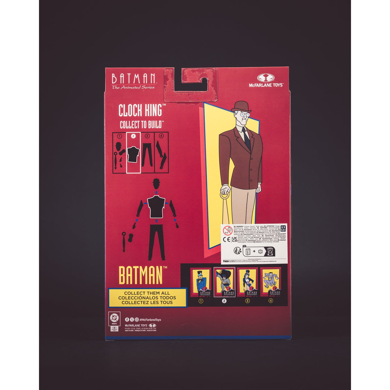 Imagen del producto Batman: The Animated Series DC Direct Build-A figura de acción Wave 7 Batman (Alternate Expressions) (Platinum Edition) 15 cm