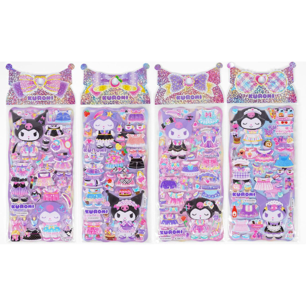 Imagen del producto Hello Kitty and Friends Pegatinas Kuromi Puffy surtido (20)