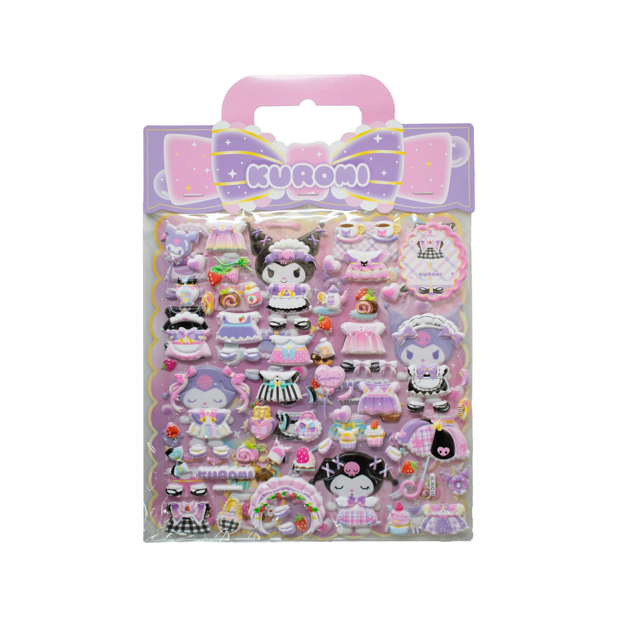 Imagen del producto Hello Kitty and Friends Pegatinas Kuromi Puffy Surtido (10)