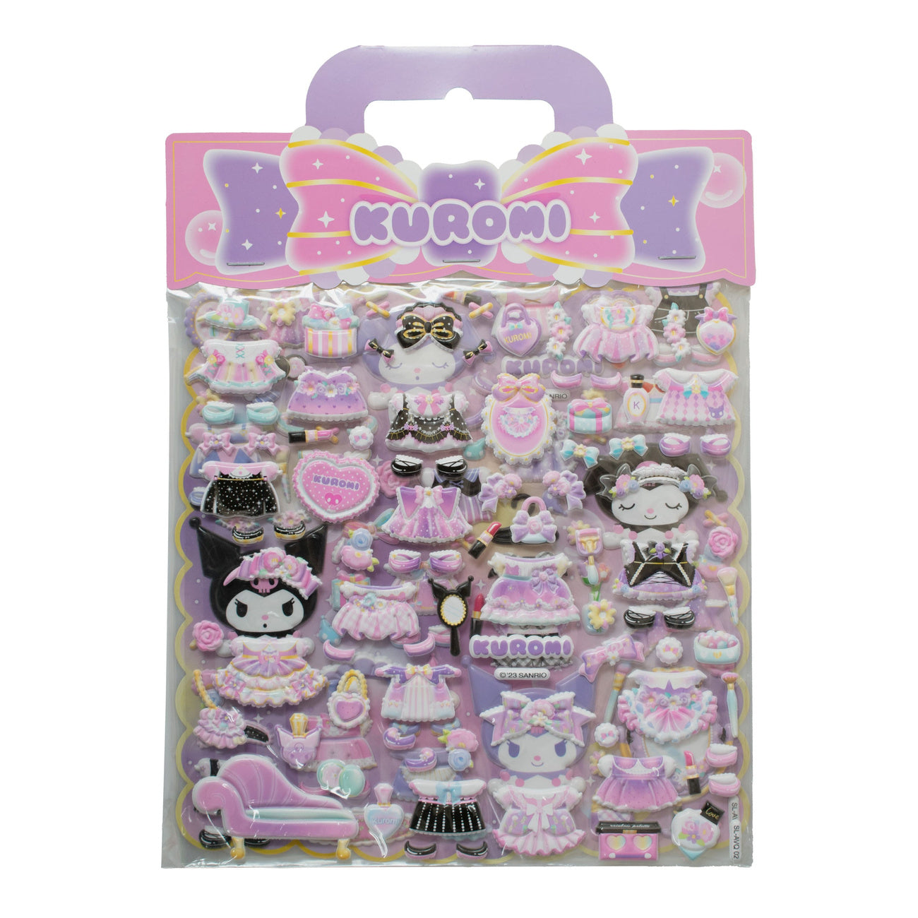 Imagen del producto Hello Kitty and Friends Pegatinas Kuromi Puffy Surtido (10)