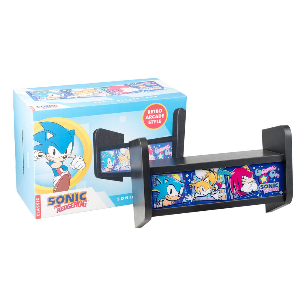 Imagen del producto Lámpara Sonic The Hedgehog con USB-C Arcade