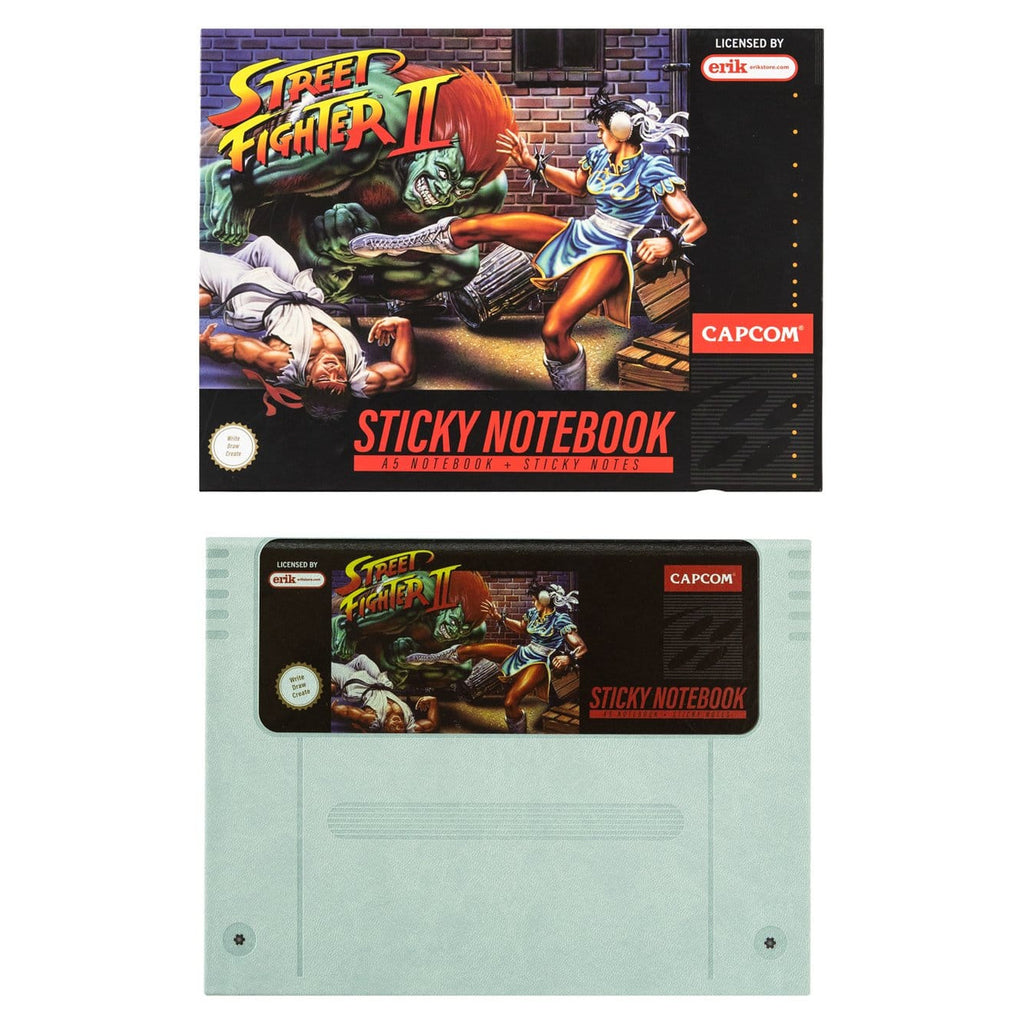 Product image Street Fighter Premium Notebook with Sticky Notes and Sleeve A5