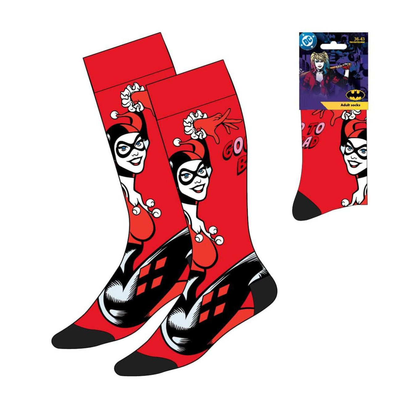 Imagen del producto DC Comics Calcetines Harley Quinn Good to Bad 36-43