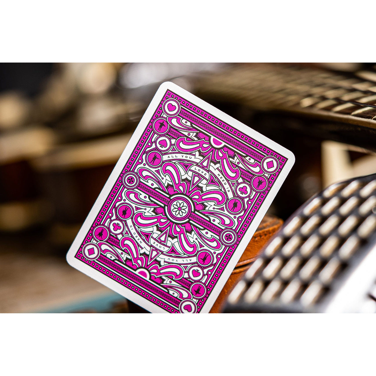 Imagen del producto The Beatles Baraja de cartas Versión Rosa