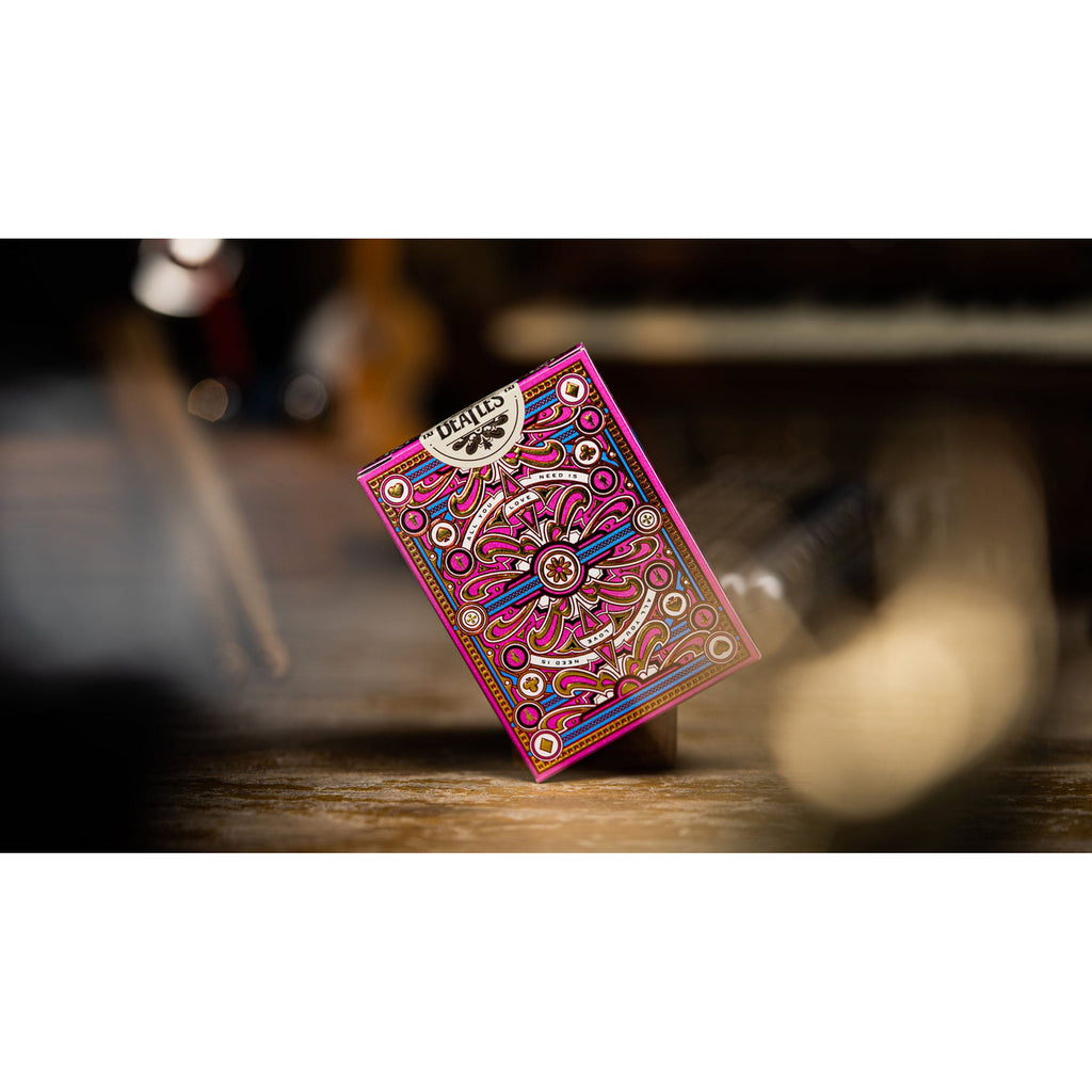 Imagen del producto The Beatles Baraja de cartas Versión Rosa