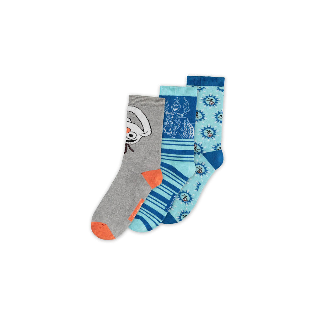 Imagen del producto Frozen pack de 3 pares de calcetines Olaf 43-46