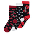 Imagen del producto Naruto Calcetines Sasuke, Kakashi, Itachi pack de 3 39-42