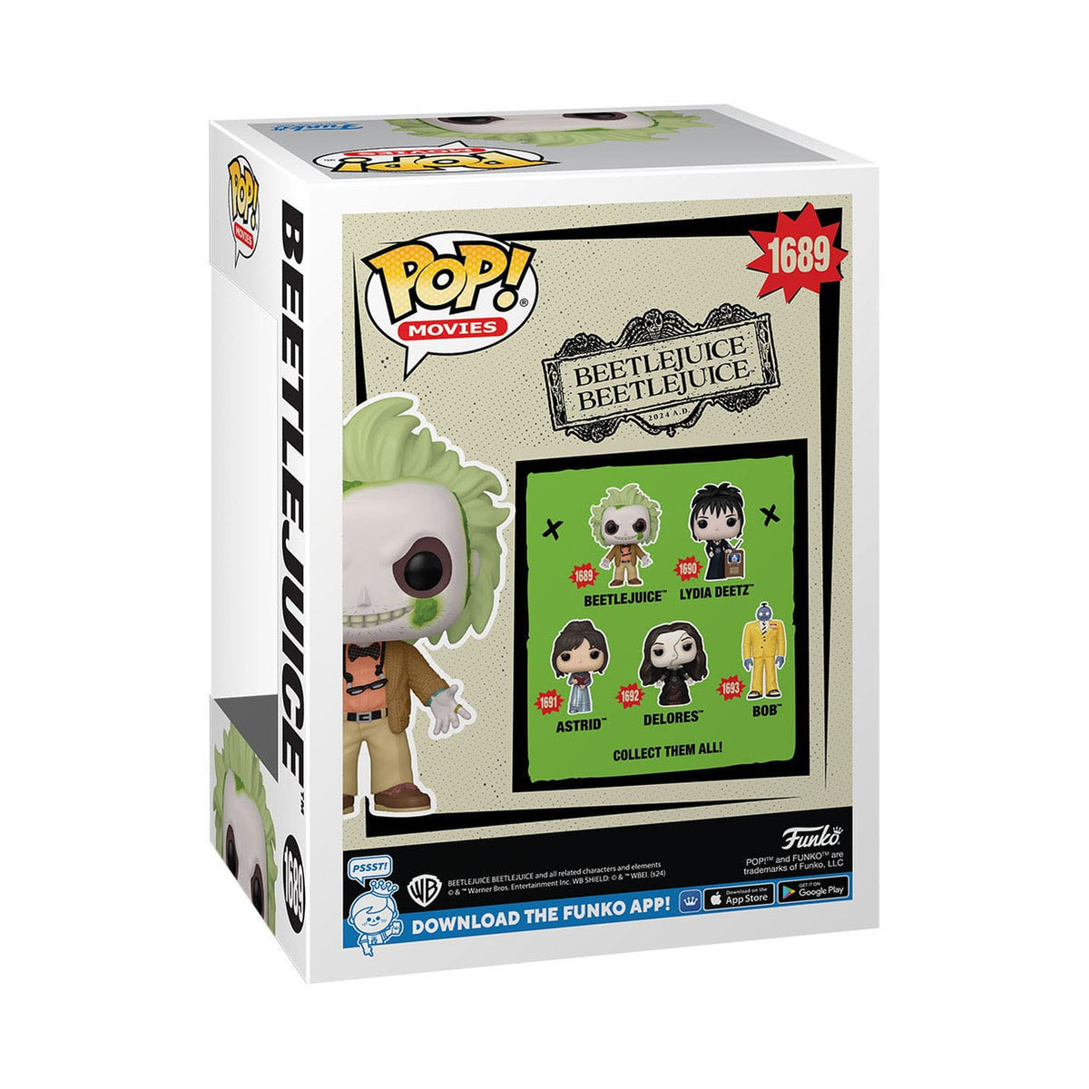 Imagen del producto Beetlejuice 2 POP! Movies figura de vinilo Beetlejuice w/ chase 9 cm surtido (6)