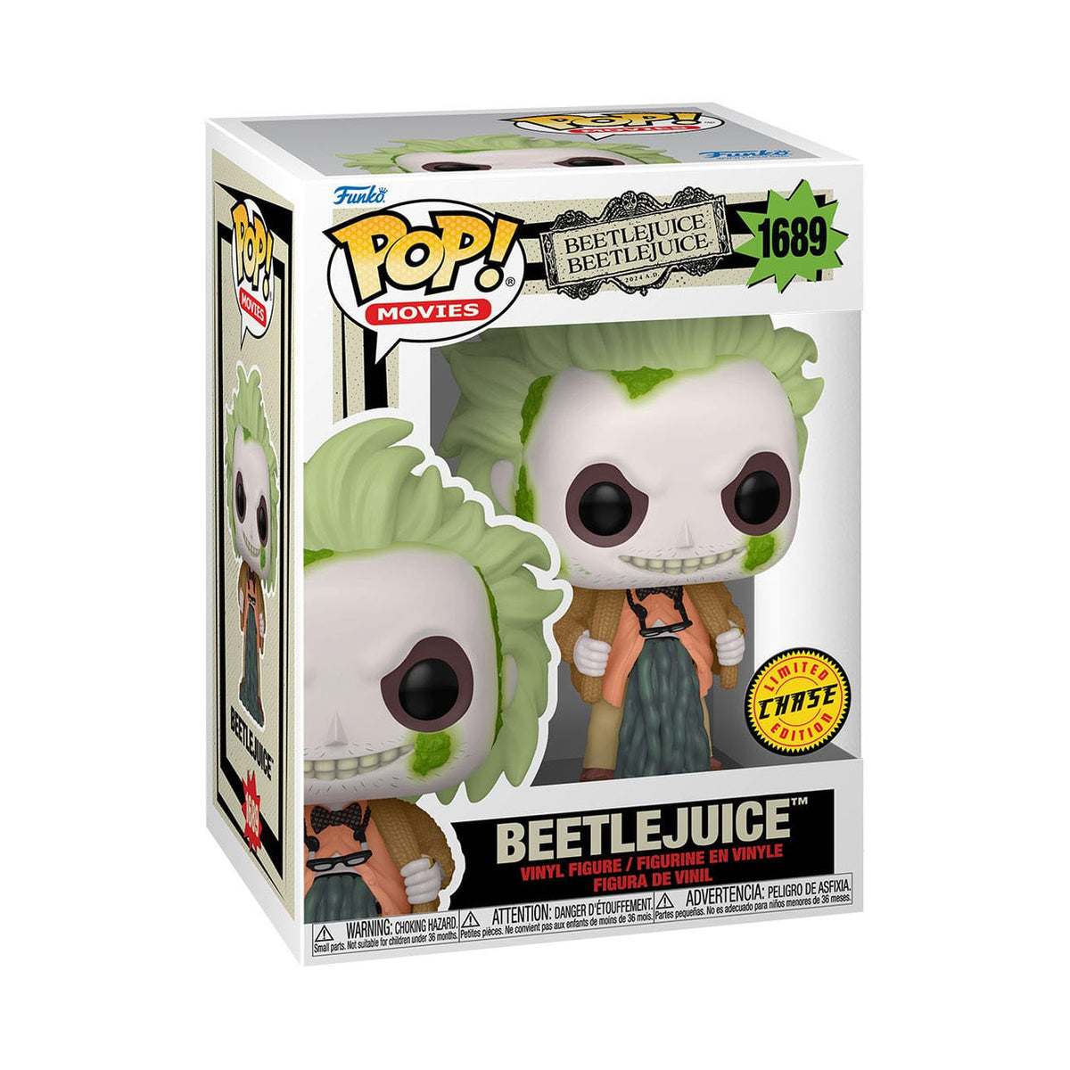 Imagen del producto Beetlejuice 2 POP! Movies figura de vinilo Beetlejuice w/ chase 9 cm surtido (6)