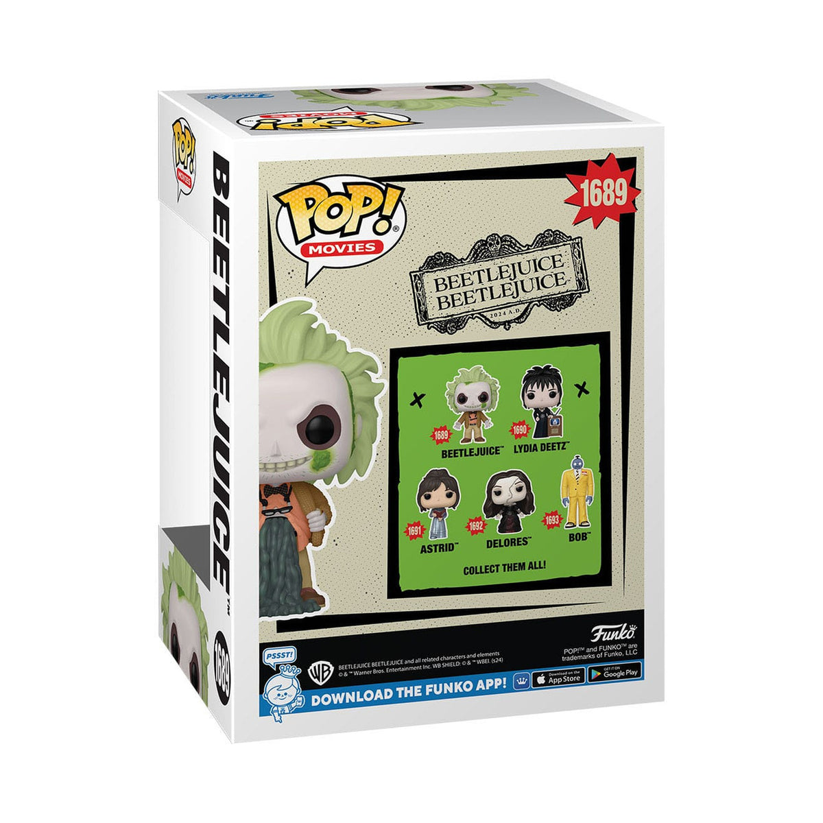 Imagen del producto Beetlejuice 2 POP! Movies figura de vinilo Beetlejuice w/ chase 9 cm surtido (6)