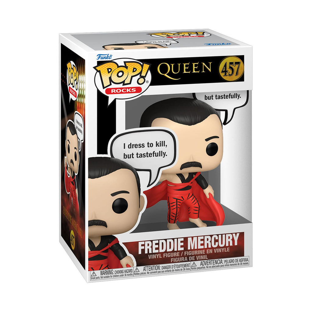 Imagen del producto Queen POP! Rocks figura de vinilo Freddie Mercury (I Dress to Kill) 9 cm