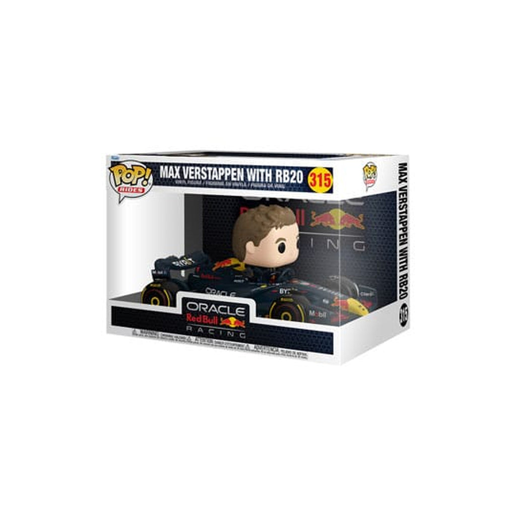 Imagen del producto Fórmula 1 POP! Rides Super Deluxe figura de vinilo RB – Verstappen con RB20 15 cm
