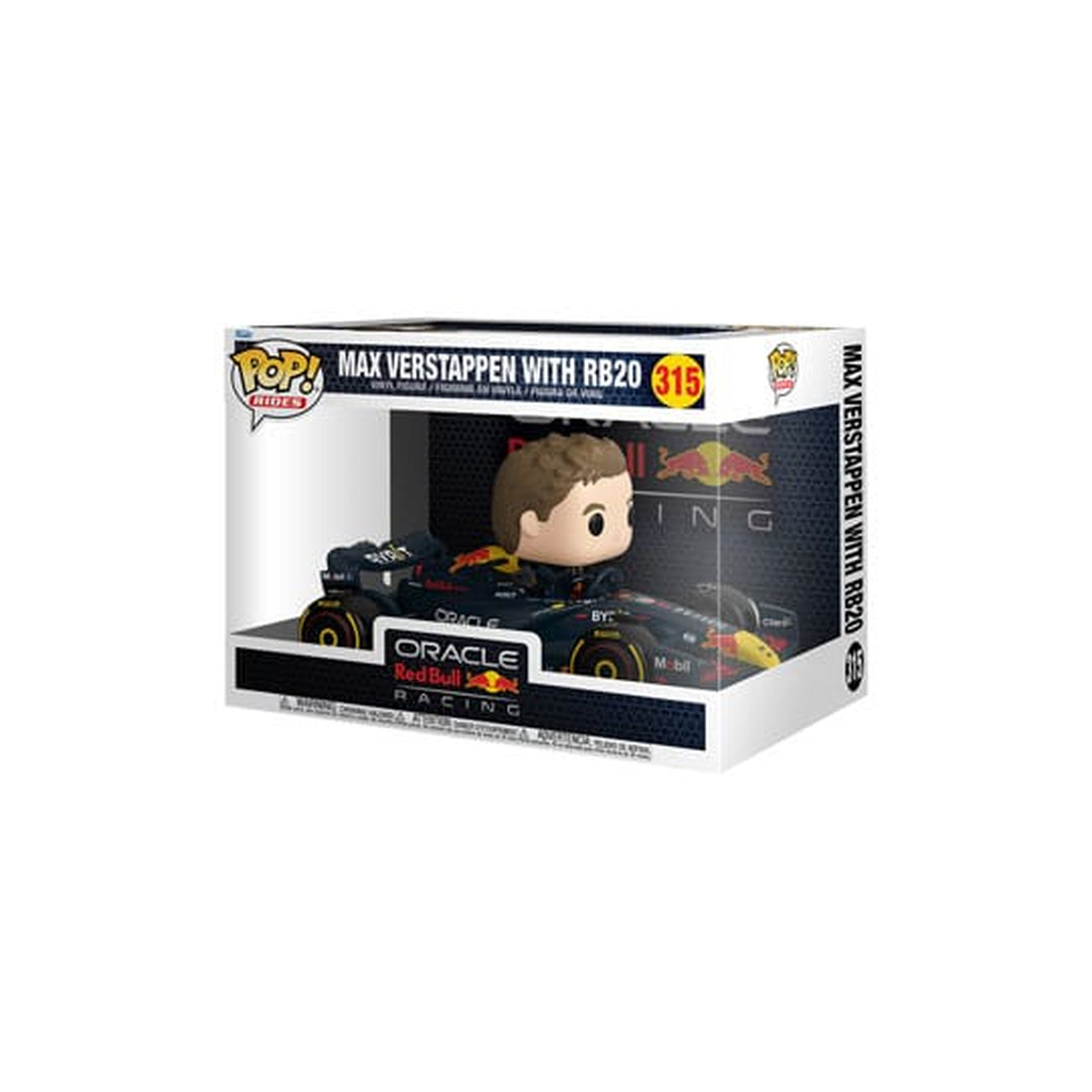 Imagen del producto Fórmula 1 POP! Rides Super Deluxe figura de vinilo RB – Verstappen con RB20 15 cm