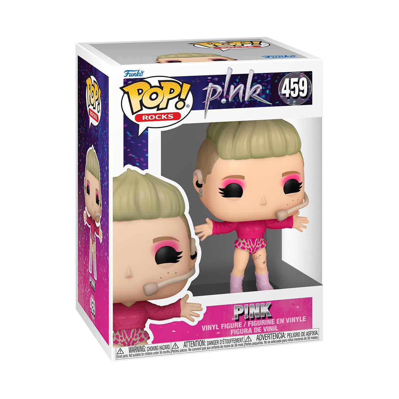 Imagen del producto Figura Pink POP! Rocks Vinilo Trustfall Tour 9 cm