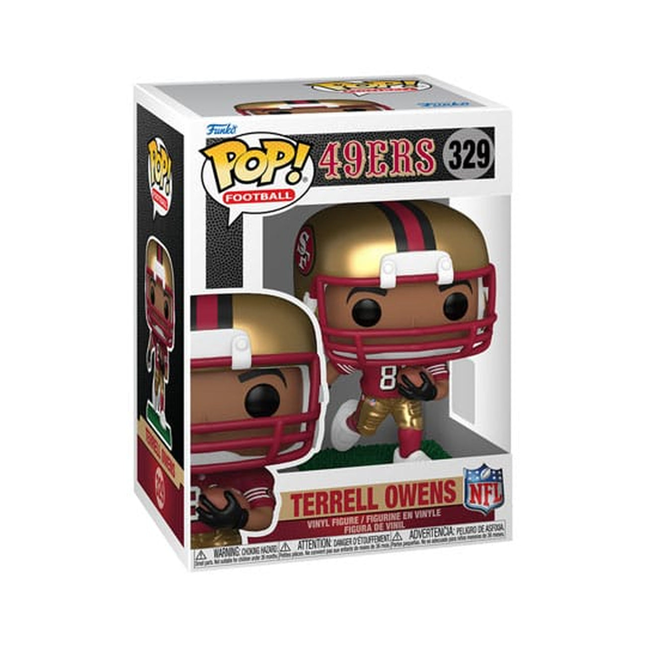 Imagen del producto NFL: Legends POP! Figura de vinilo deportiva Legends - Terrell Owens (49ers) 9 cm