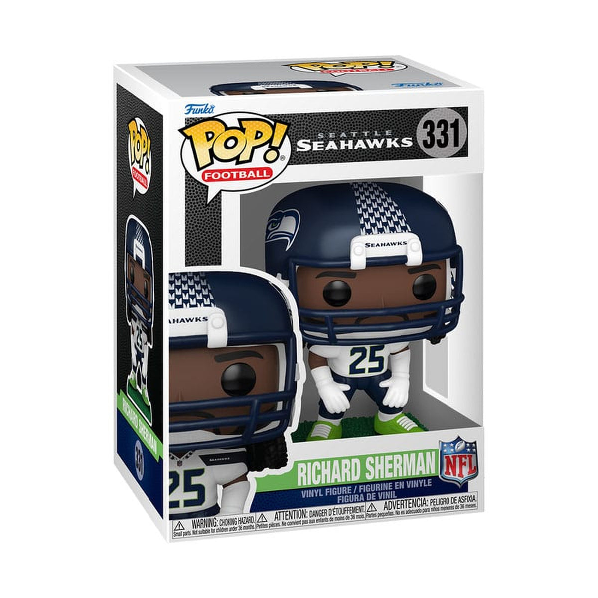 Product image NFL: Legends POP! Sports Vinyl Figure Legends – Richard Sherman (Seahawks) 9 cm