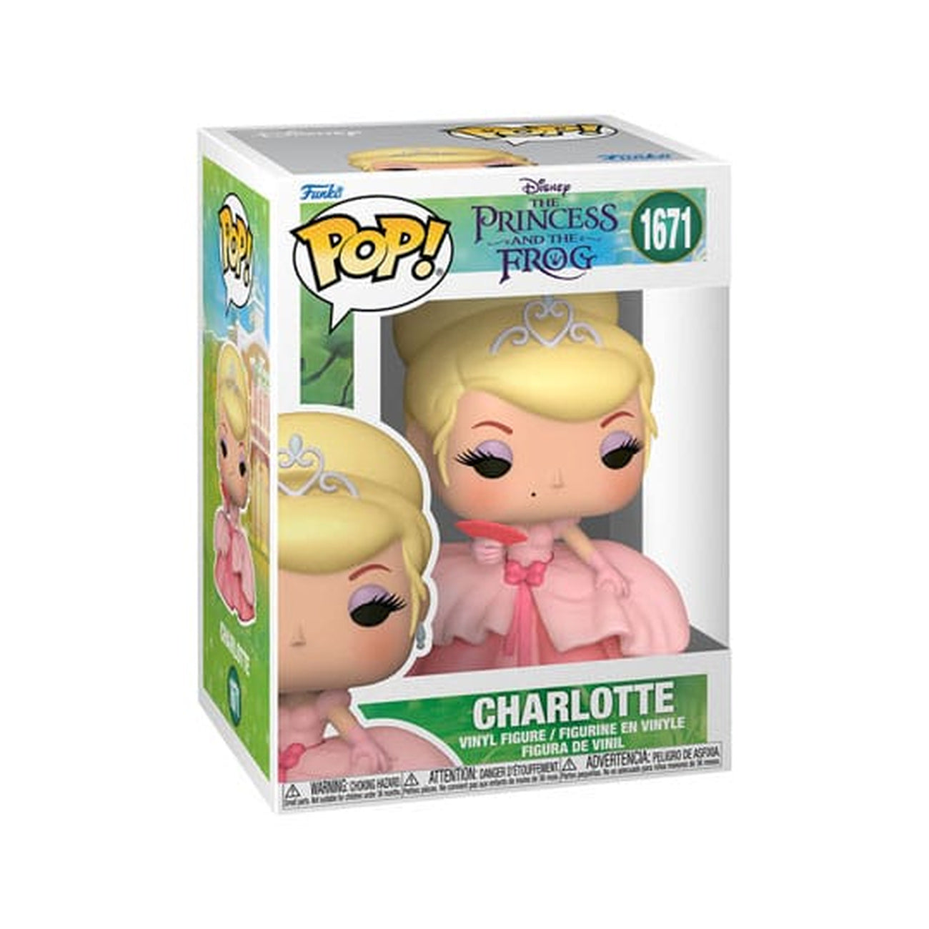 Imagen del producto Tiana y el sapo figuras POP! Vinyl Charlotte w/Chase 9 cm surtido (6)