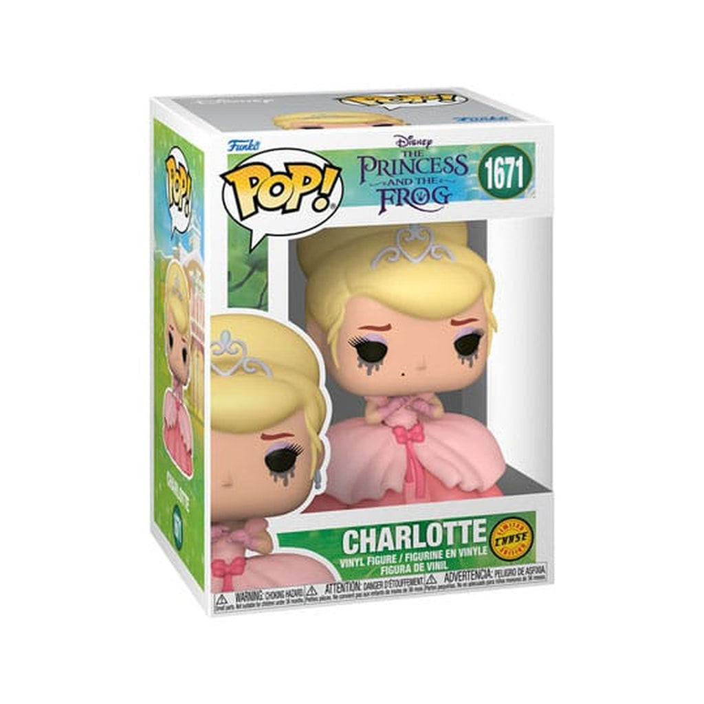 Imagen del producto Tiana y el sapo figuras POP! Vinyl Charlotte w/Chase 9 cm surtido (6)