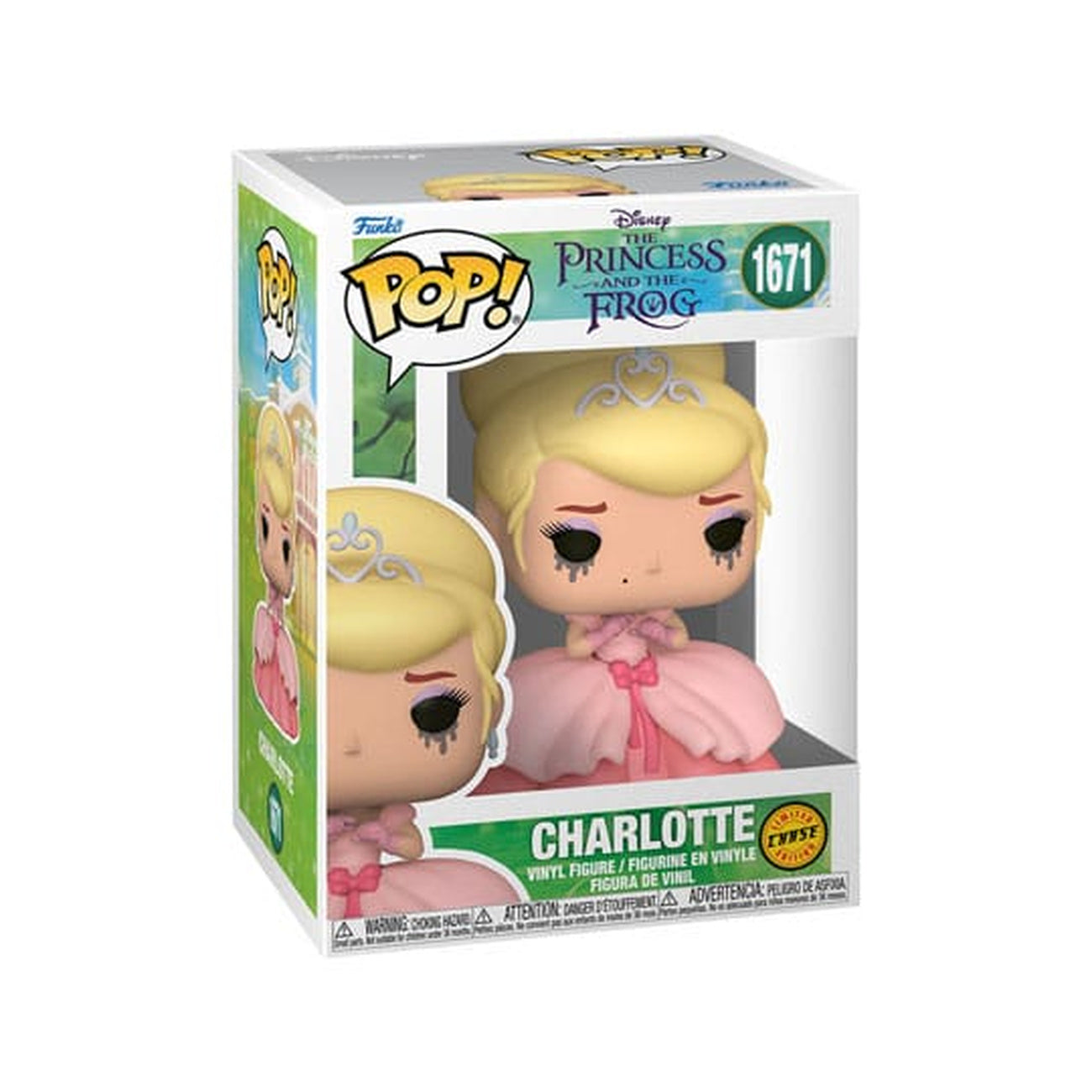 Imagen del producto Tiana y el sapo figuras POP! Vinyl Charlotte w/Chase 9 cm surtido (6)