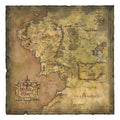 Imagen del producto El Señor de los Anillos Lámina artística Parchment Map of Middle-earth 59 x 30 cm