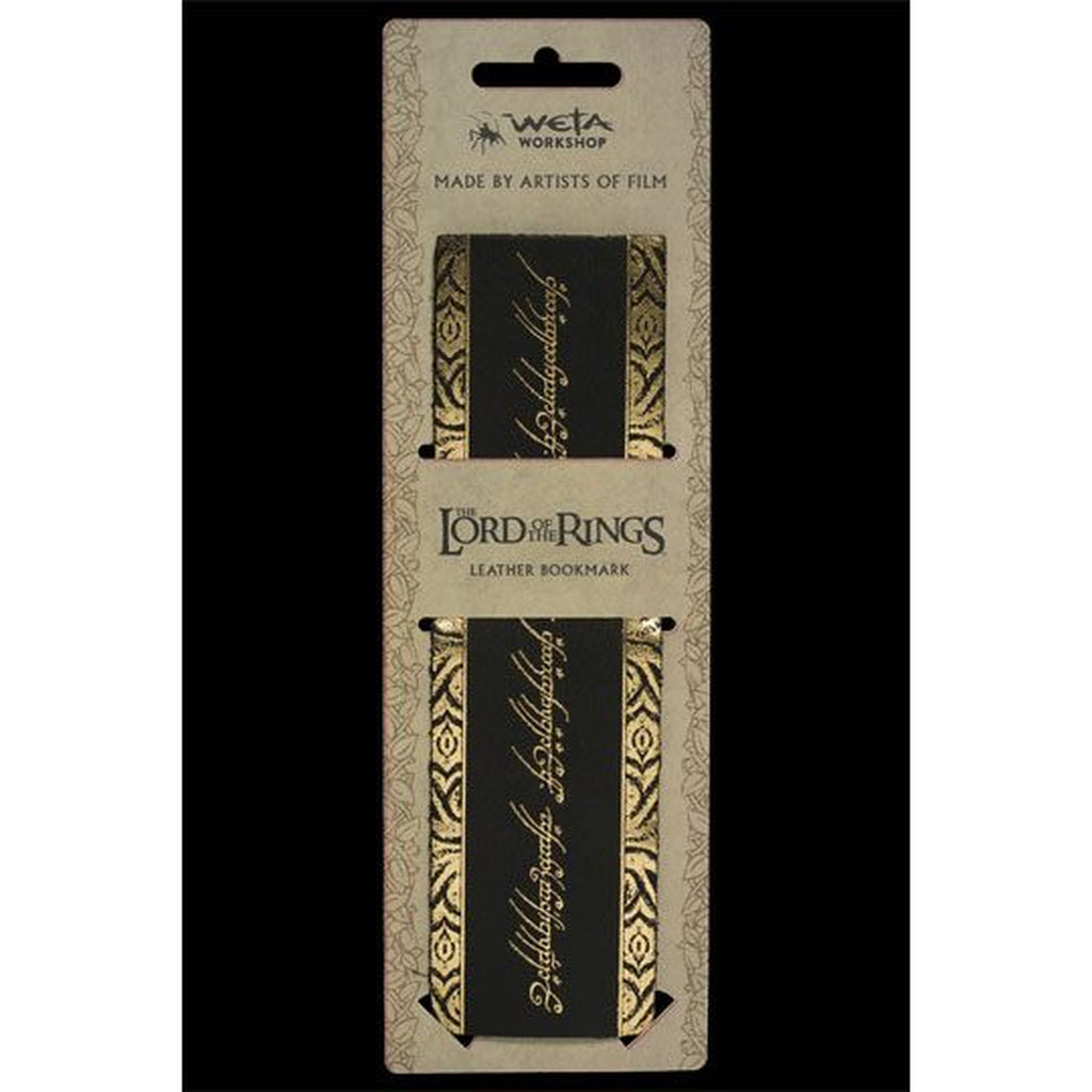 Imagen del producto El Señor de los Anillos Marcapáginas de cuero The One Ring Inscription