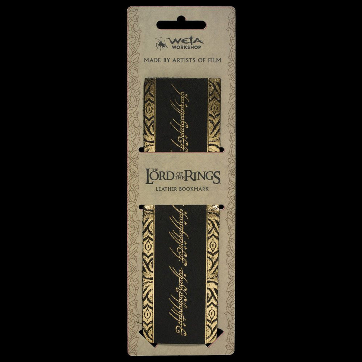 Imagen del producto El Señor de los Anillos Marcapáginas de cuero The One Ring Inscription