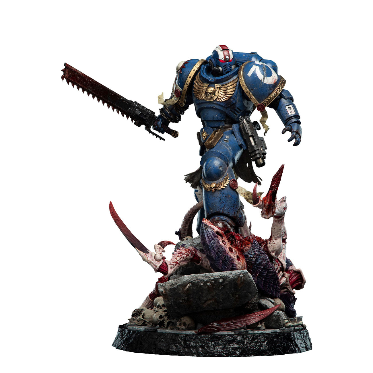 Imagen del producto Warhammer 40,000: Space Marine 2 Estatua 1/6 Lieutenant Titus Battleline Edition 63 cm