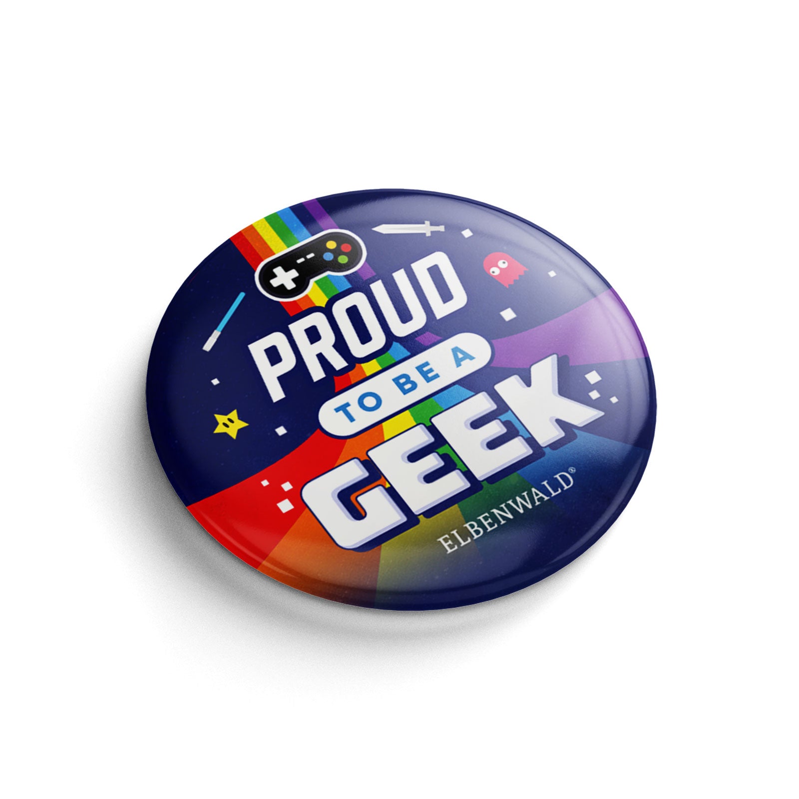 Imagen del producto Chapa Proud to Be a Geek