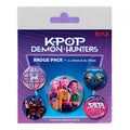 Imagen del producto KPop Demon Hunters - Set de 5 chapas Huntrix