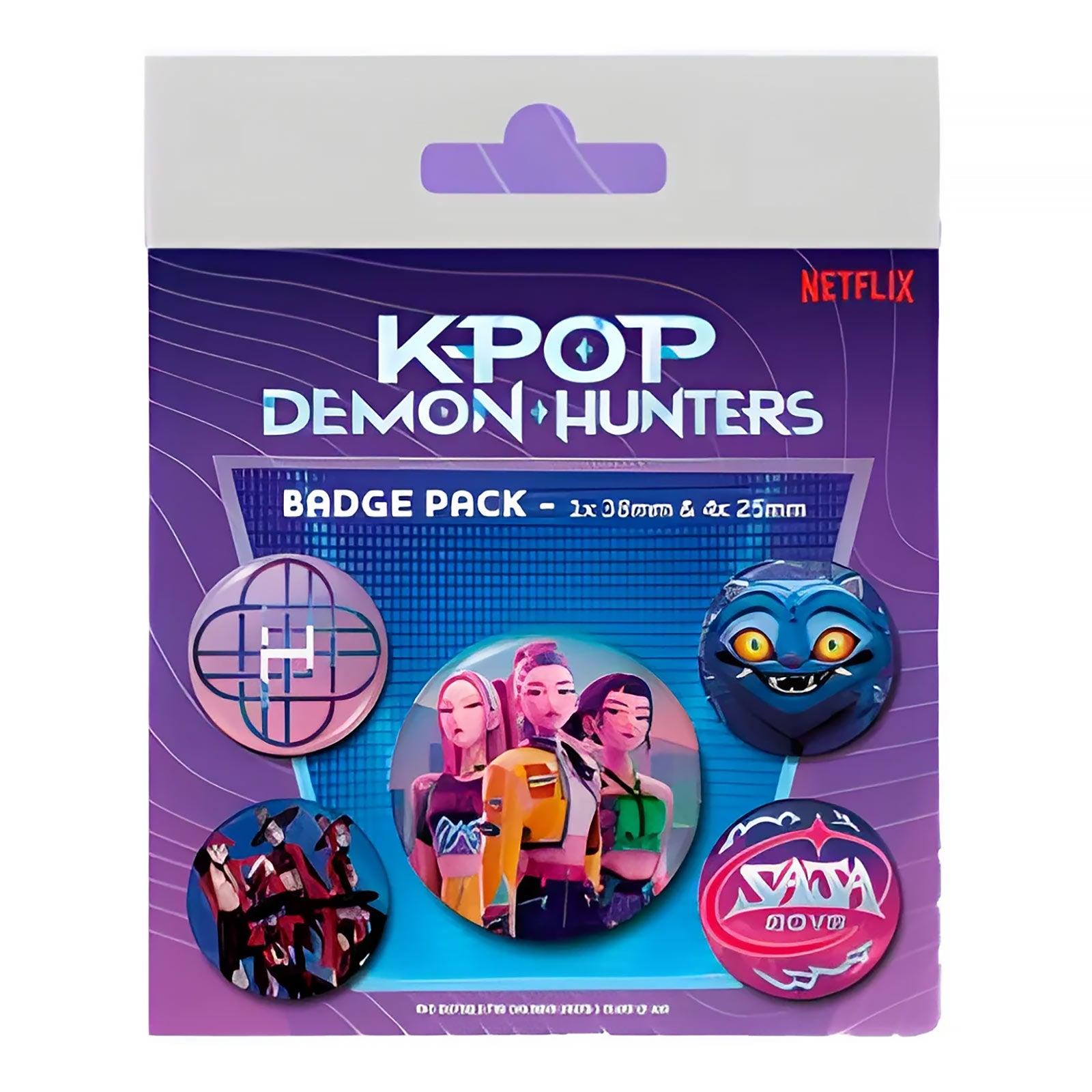Imagen del producto KPop Demon Hunters - Set de 5 chapas Huntrix