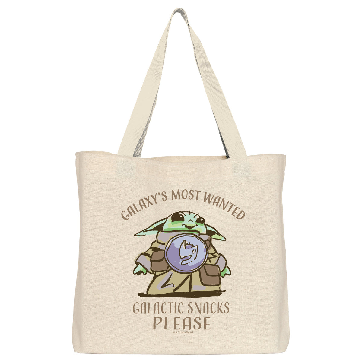 Imagen del producto Bolsa de tela Grogu Galactic Snacks - Star Wars The Mandalorian and Grogu