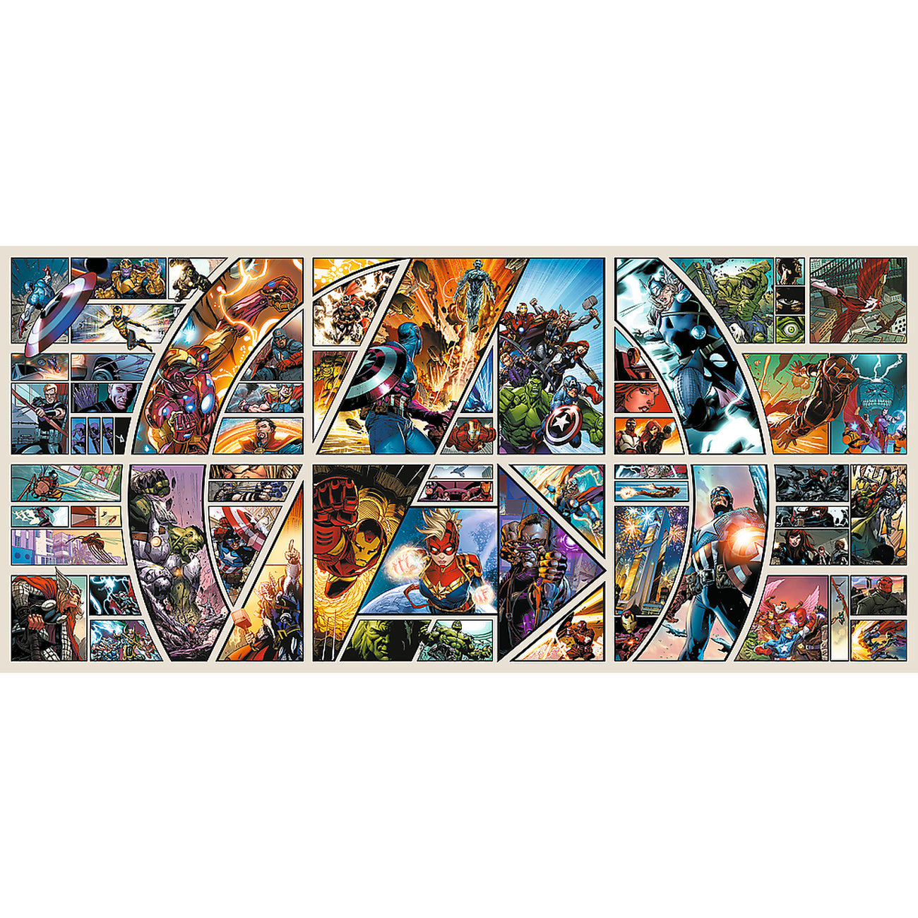 Imagen del producto Avengers - Across The Comic Universe Colección de puzles con póster